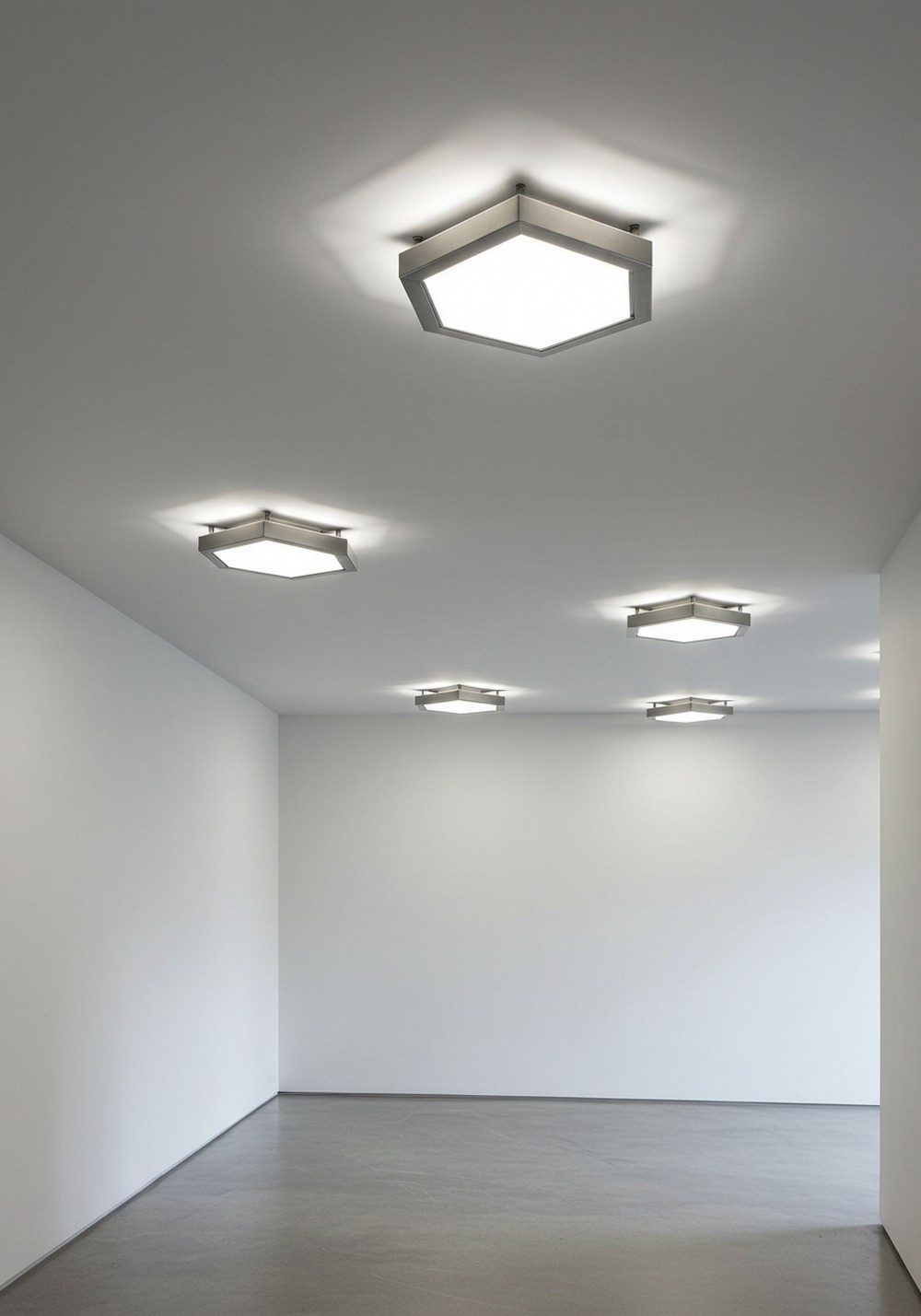 Contemporary Geometric Style Drop Ceiling Lighting