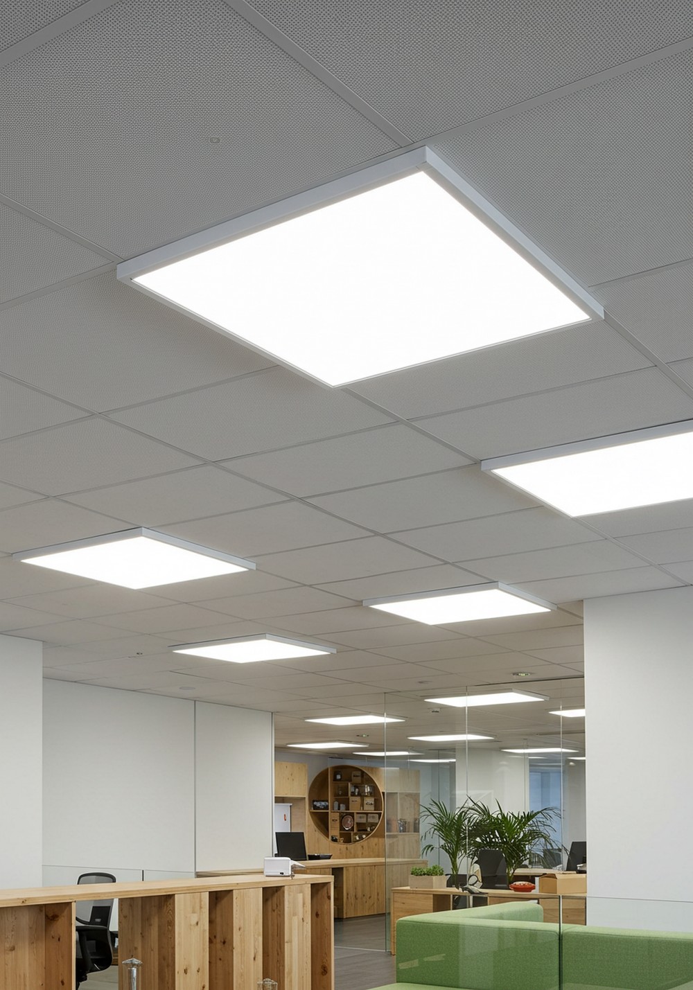 Eco Friendly Luminescent Drop Ceiling Lighting