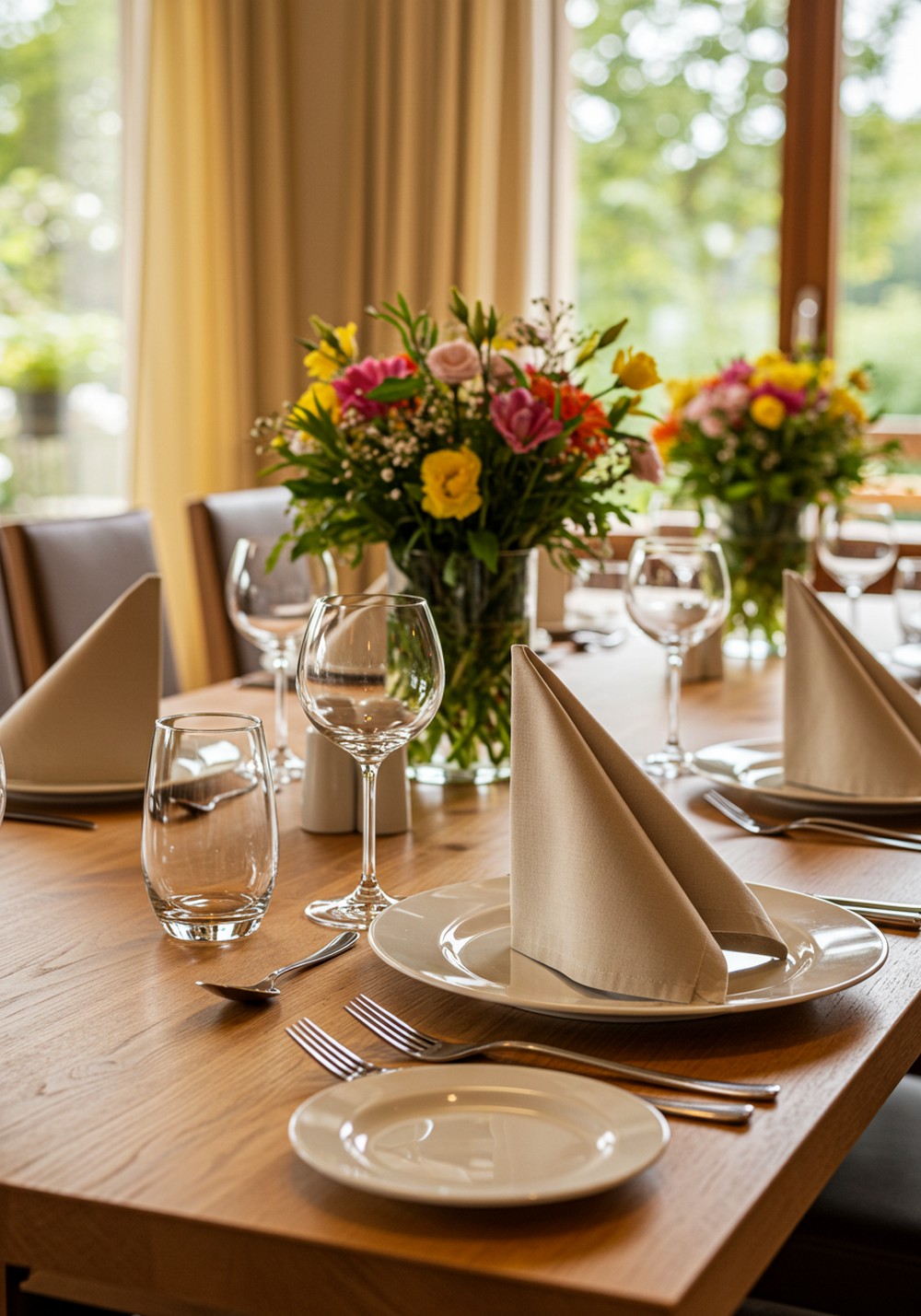 Chic Linen Layers In Dining Table Decor