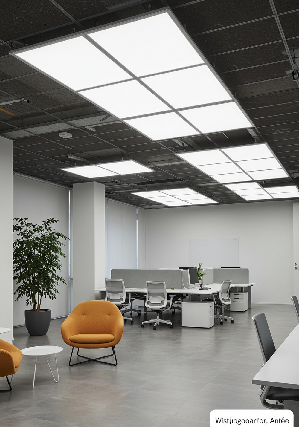 Energy Efficient LED Panels Drop Ceiling Lighting
