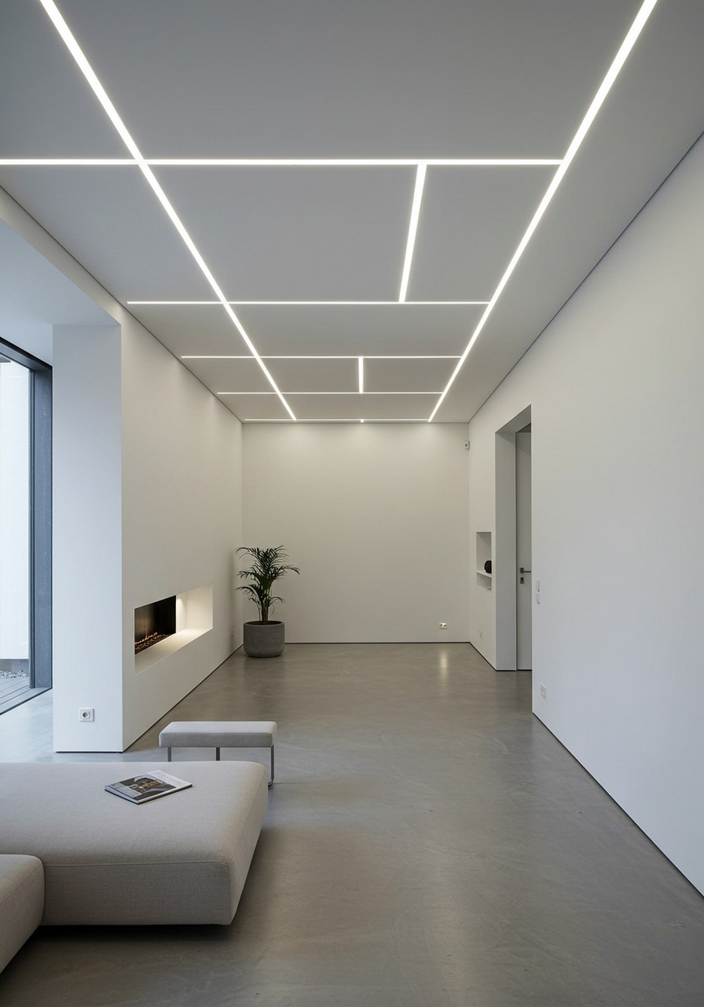 Modern Minimalist Design Drop Ceiling Lighting