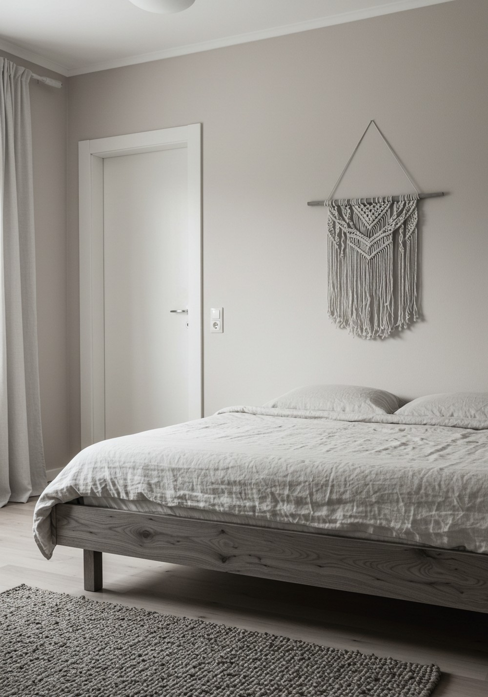 Modern Monochrome Luxury Guest Bedroom