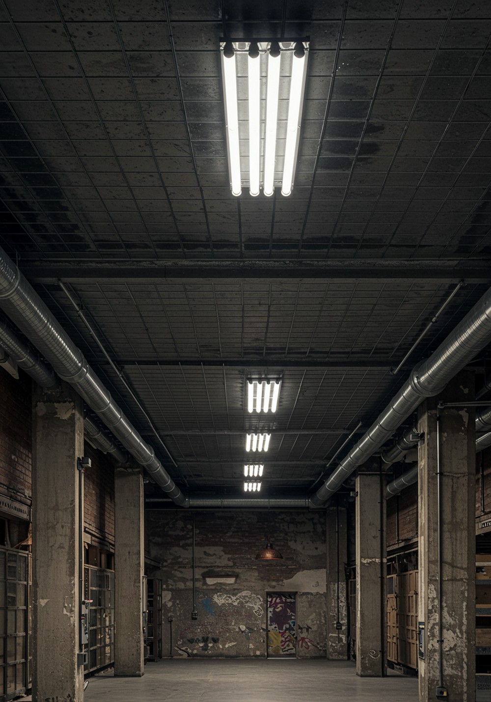 Retro Industrial Charm Drop Ceiling Lighting