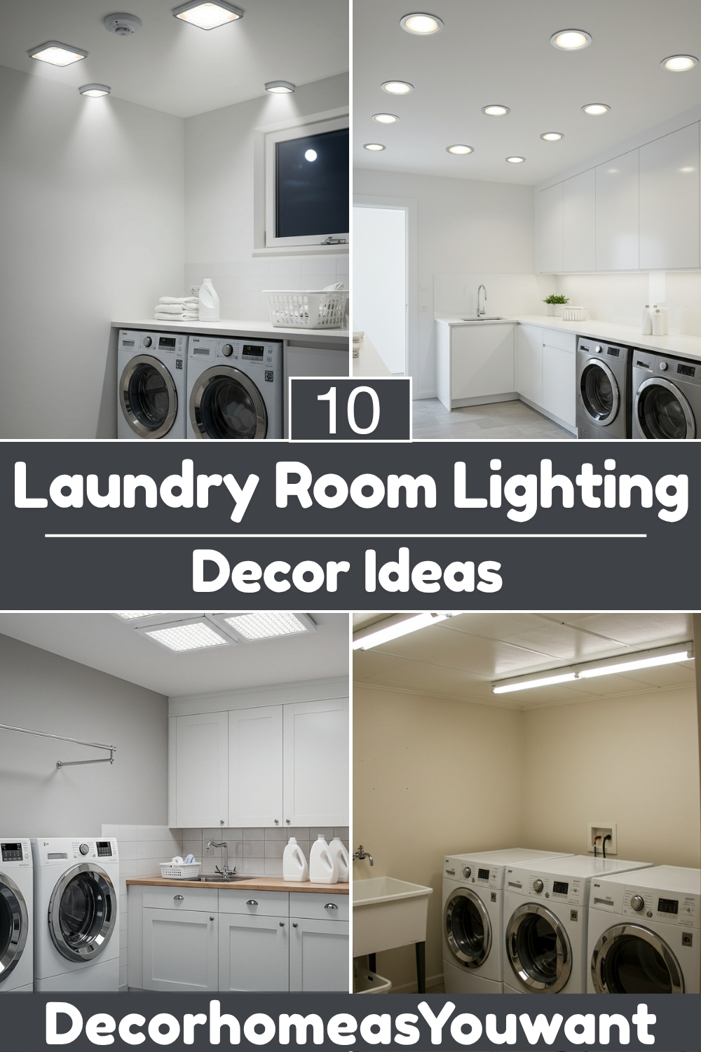 Superb Laundry Room Lighting Decor ideas