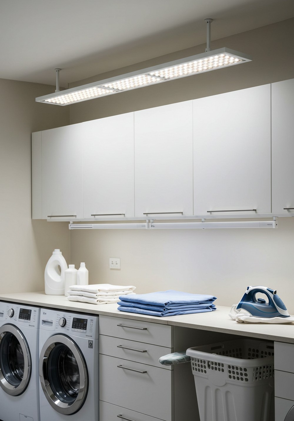 Focused Task Lighting To Boost Laundry Room Efficiency