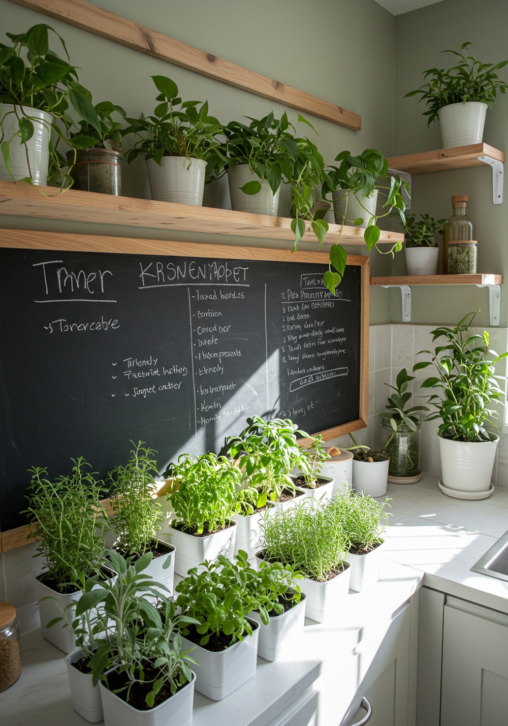 The Herb Haven Kitchen Escape Lush Plant Room
