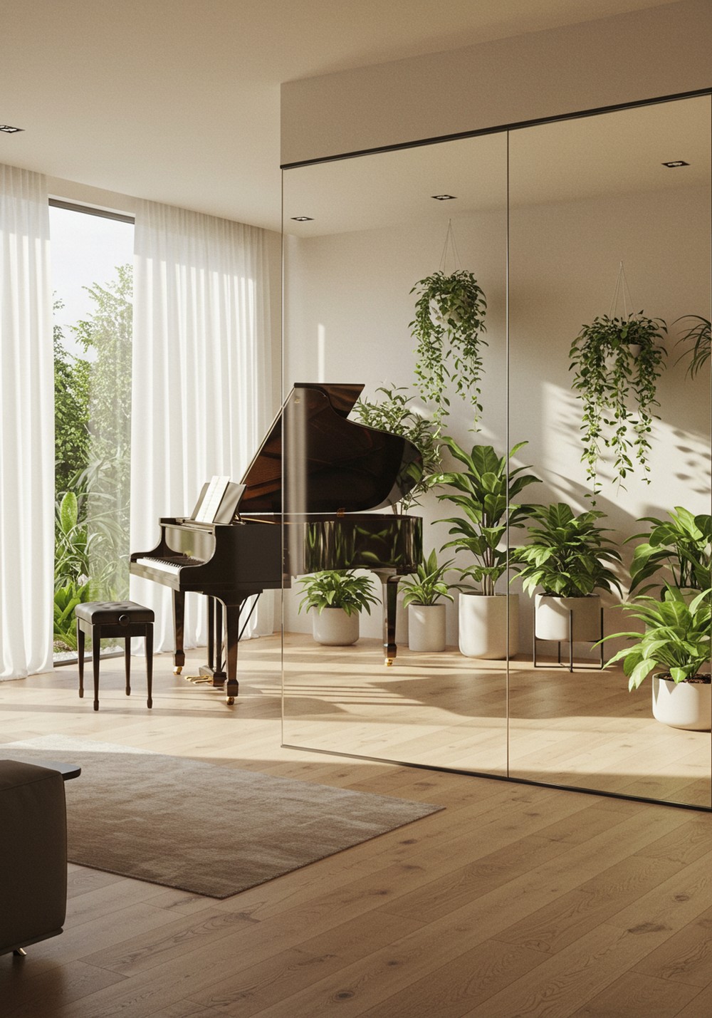 The Musical Jungle Retreat Lush Plant Room