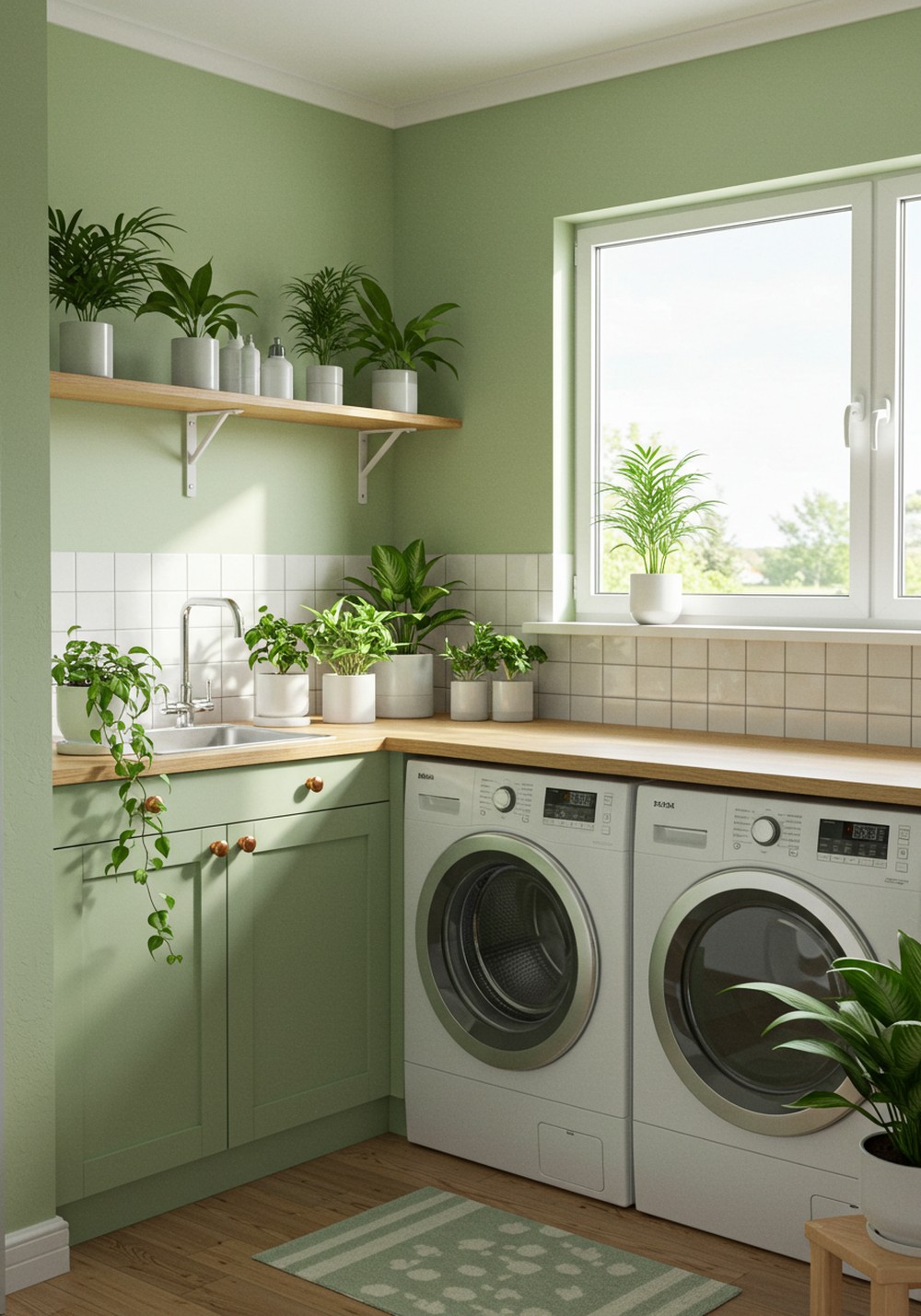 The Refreshing Laundry Greenhouse Lush Plant Room