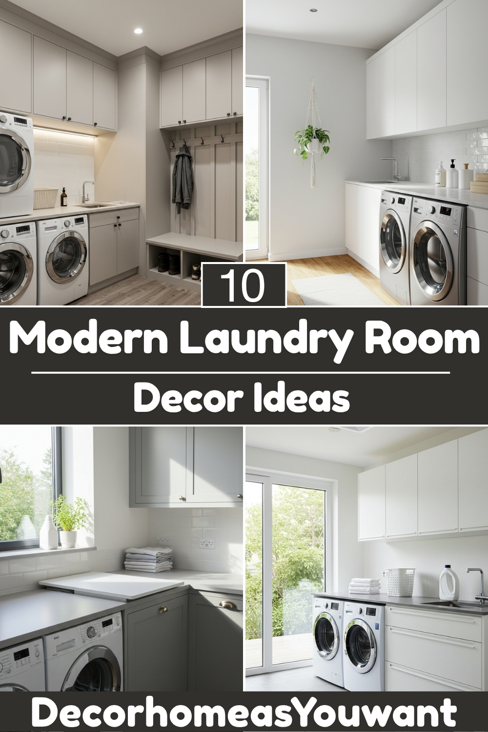 Charming Modern Laundry Room decor ideas