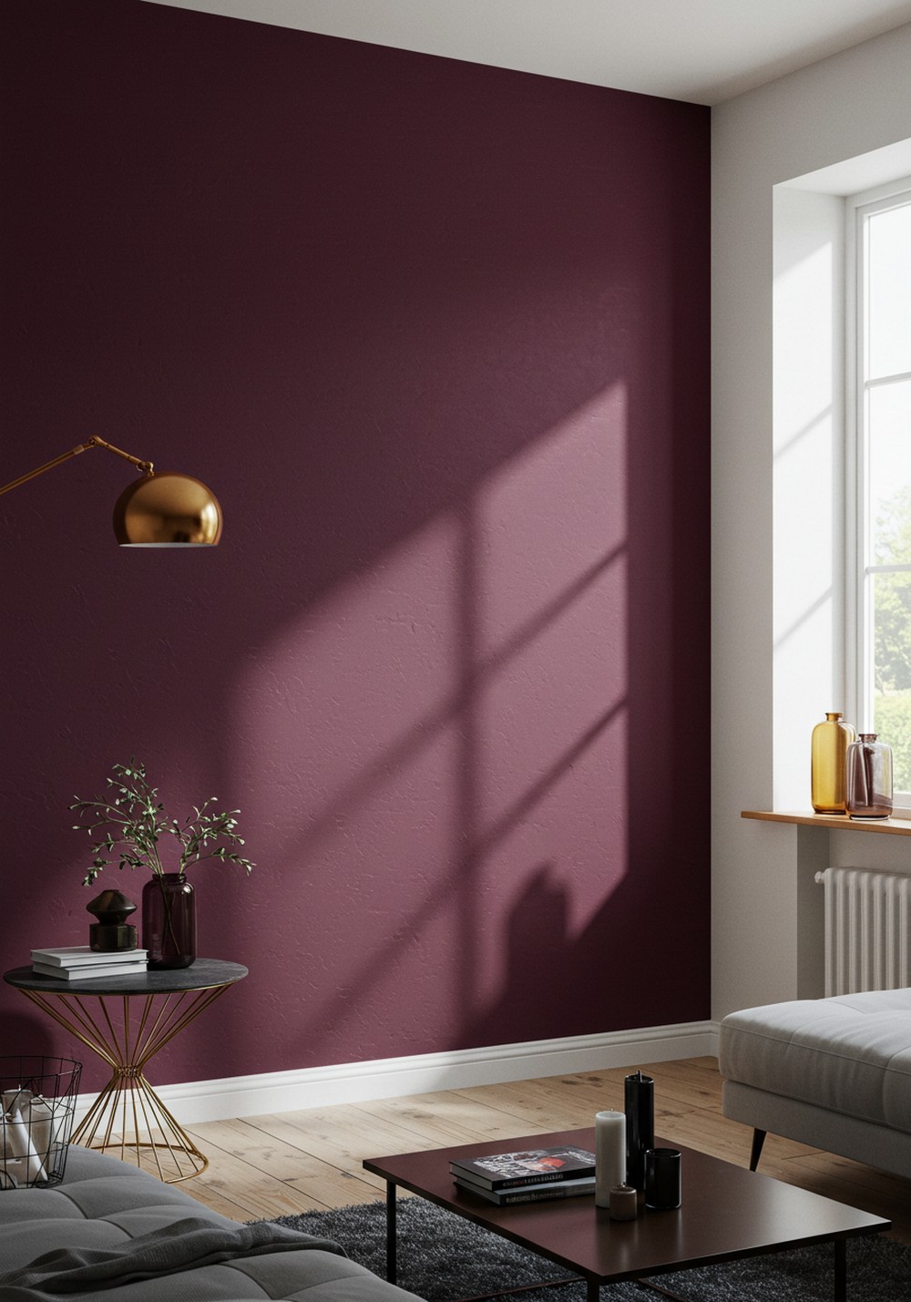 Dramatic Plum Make A Bold And Luxurious Accent Wall Statement