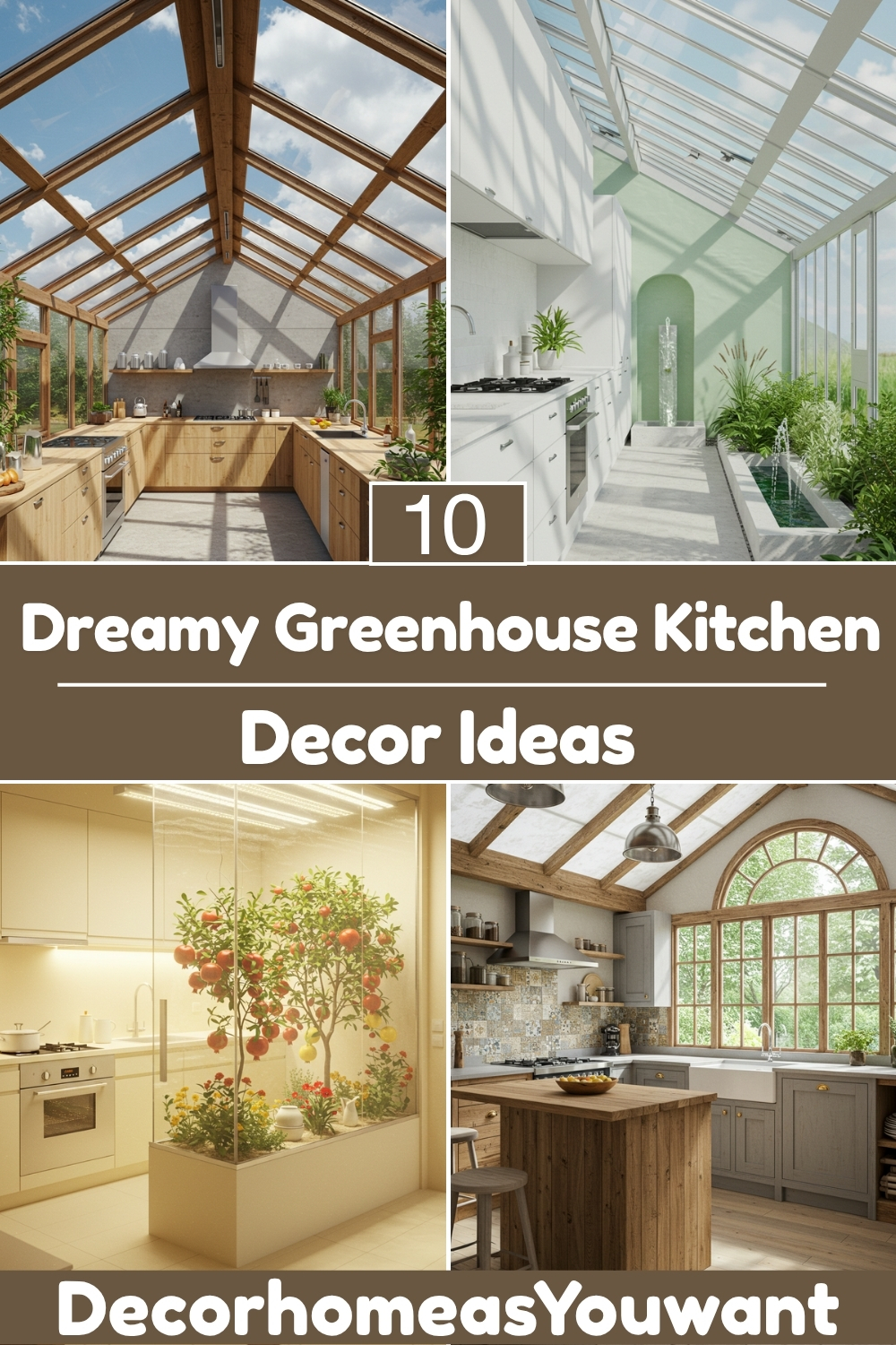 Dreamy Greenhouse Kitchen decor ideas
