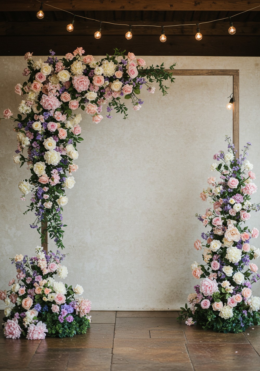Blooming Photo Booth Backdrop Romantic Garden Wedding