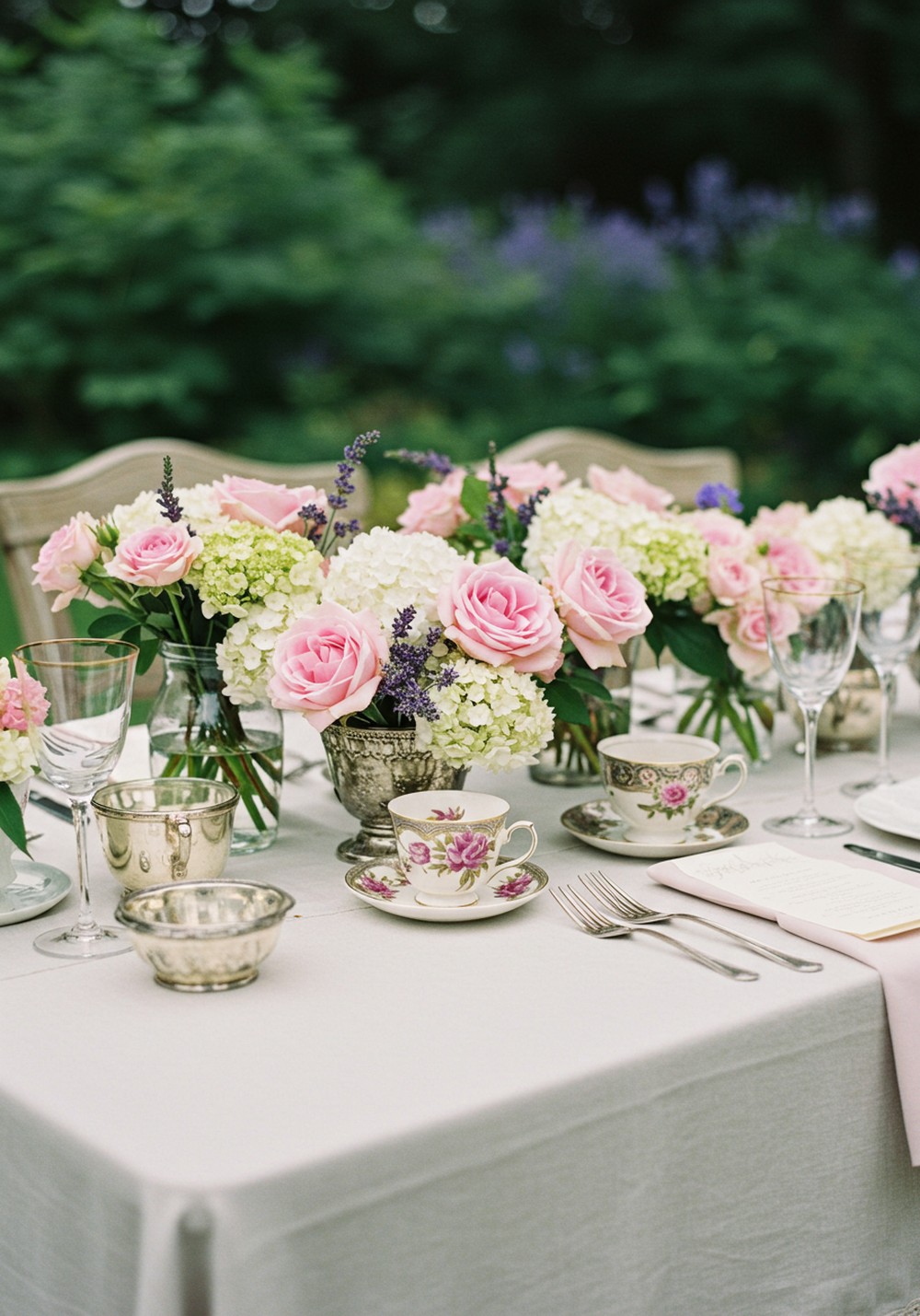 Romantic Garden Table Styling Ideas Romantic Garden Wedding