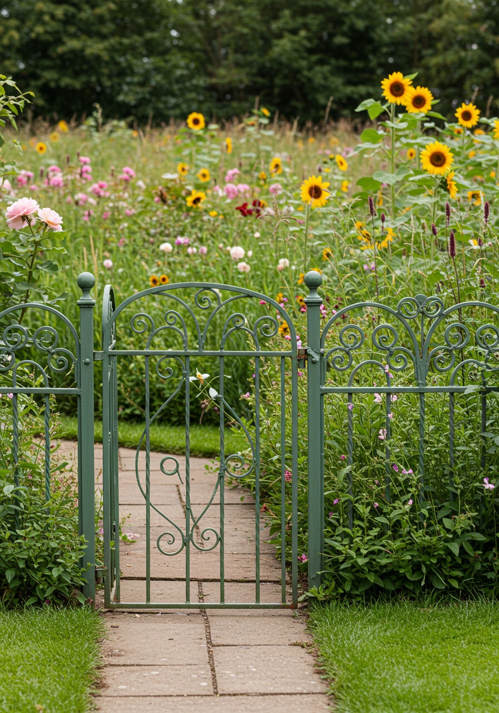 Stylish Pathway Garden Divider Inspirations