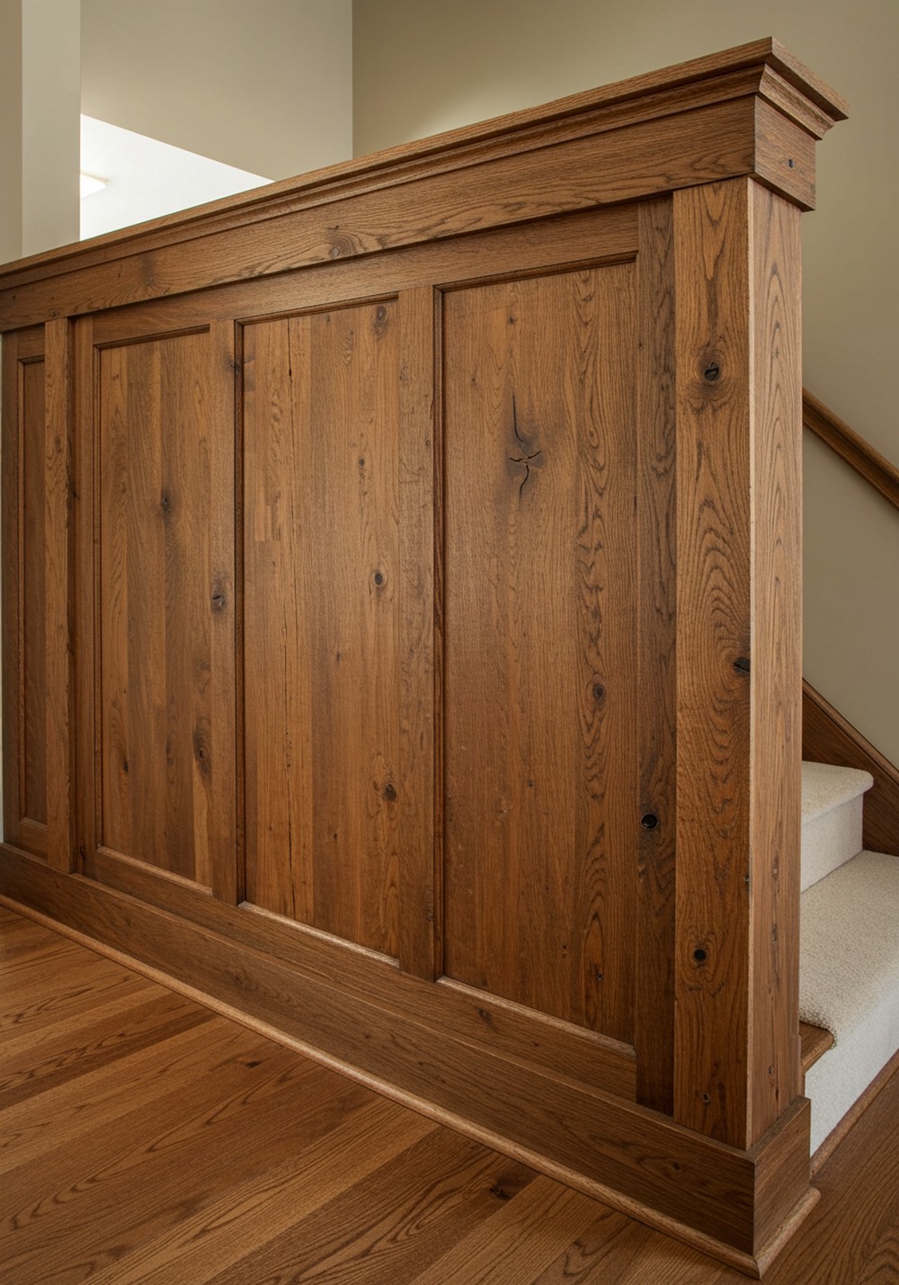 Reclaimed Charm Rustic Wainscoting Makeover