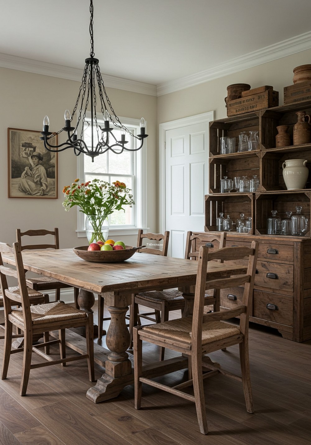 Warm Woods And Cozy Charm In An Inspiring Dining Room