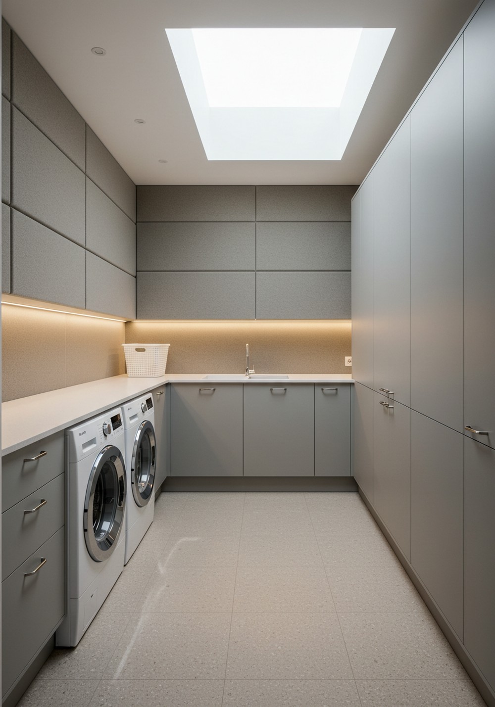 Noise Free Comfort Modern Laundry Room