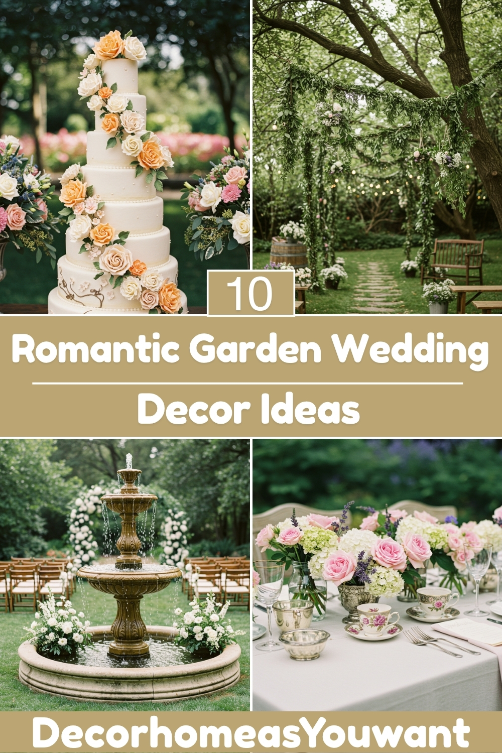 Superb Romantic Garden Wedding Decor ideas