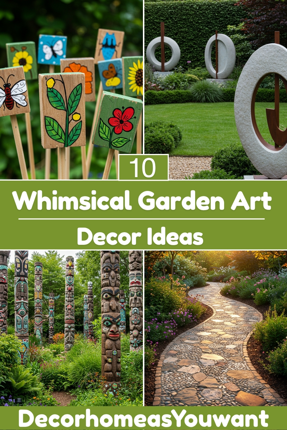 Superb Whimsical Garden Art decor ideas 
